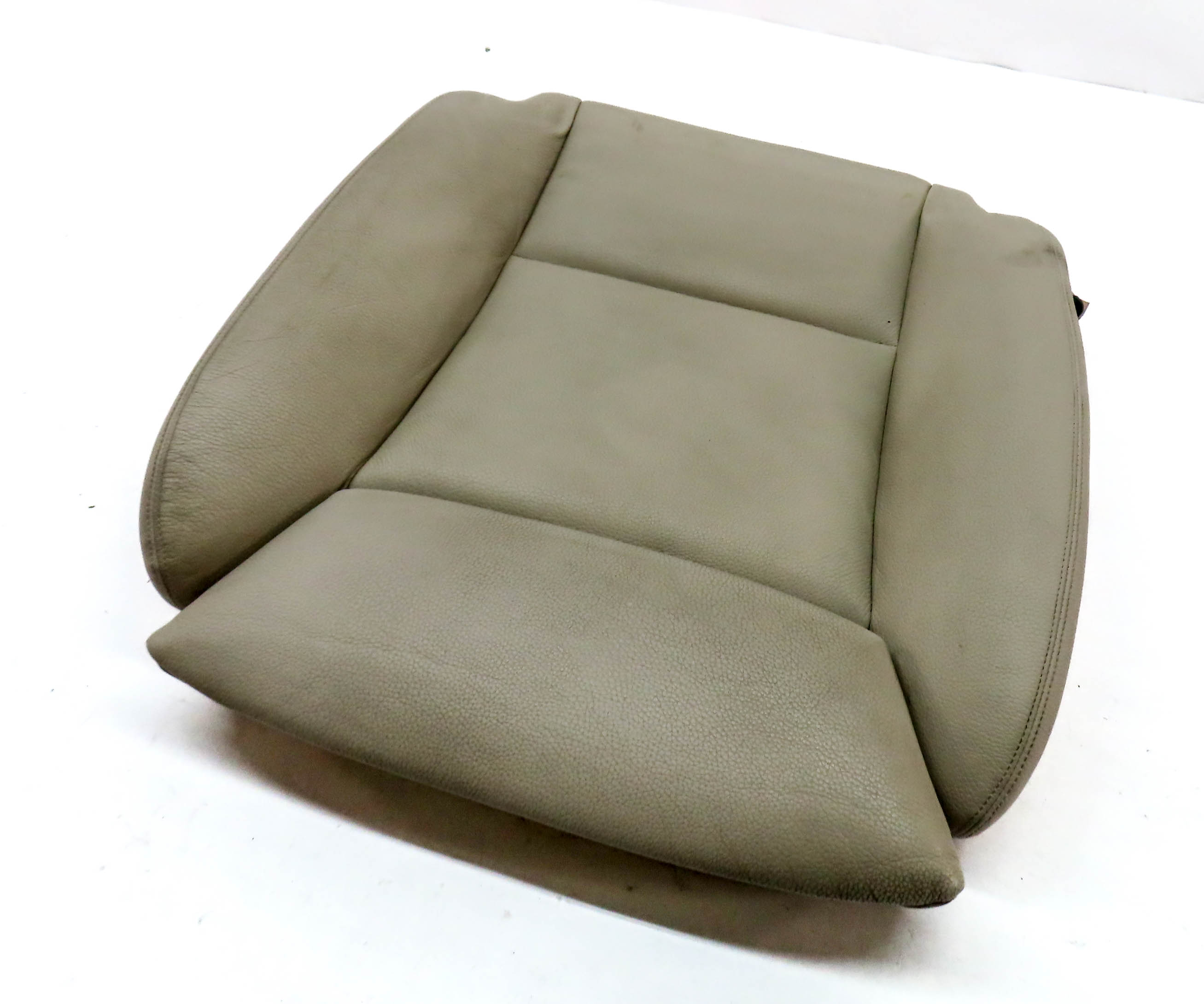 2011 BMW 740i (F02) FRONT RIGHT PASSENGER LOWER SEAT CUSHION (Oyster) — exact item pictured